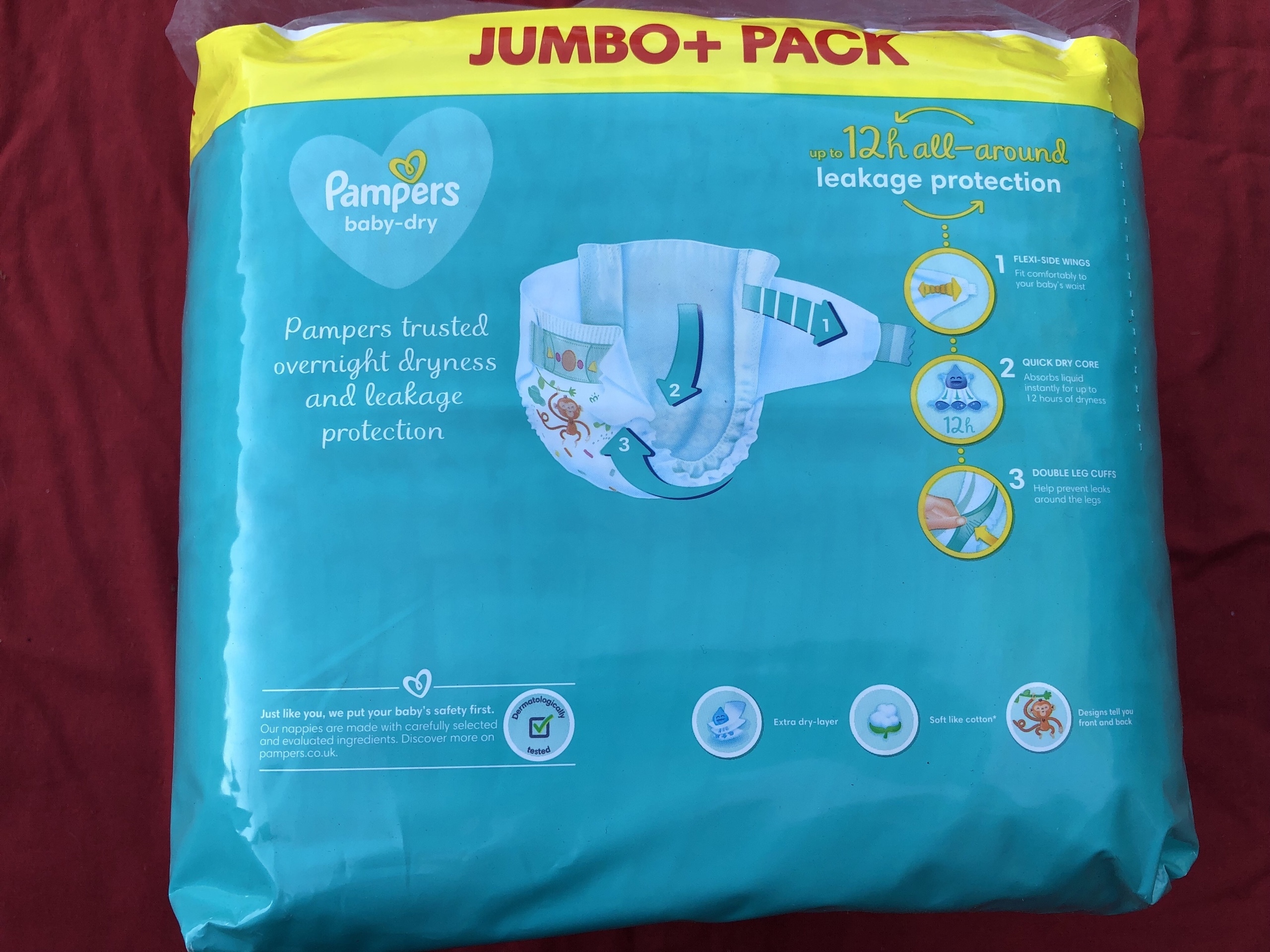 pampers baby dry 5 72 sztuki