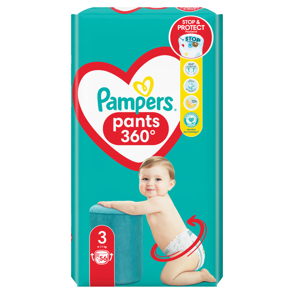 pampers pants pieluchomajtki 3 midi