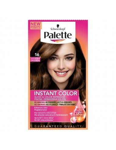 palette instant color szampon koloryzujący nr 16 czekoladowy brąz