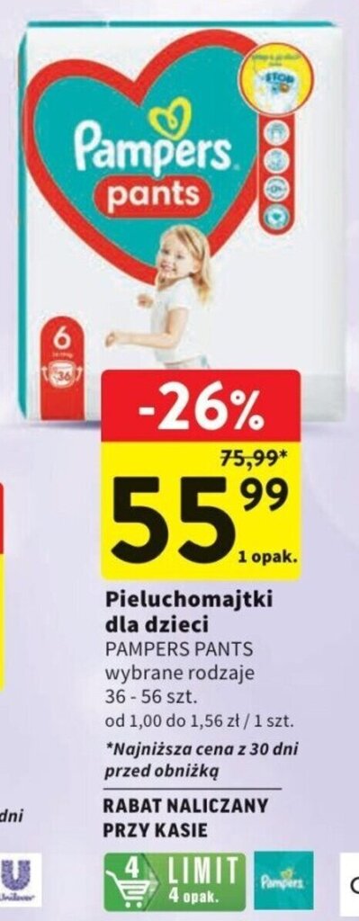 pampers pants promocja stalowa wola