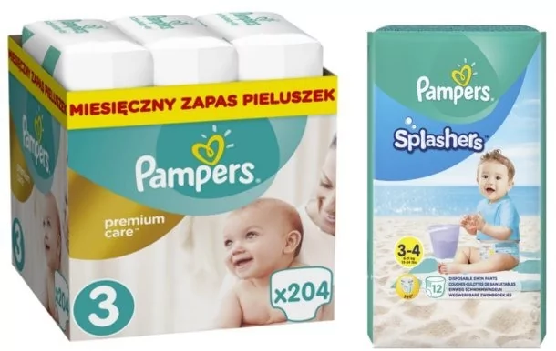 pampers premium 3 zapas na miesiąc