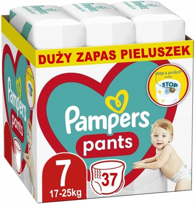 pampers rozmiar 7 pants jumbo pack ceneo