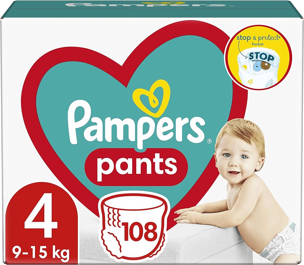 pieluchomajtki pampers taśma z tyłu