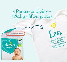 gratis t shirt von pampers