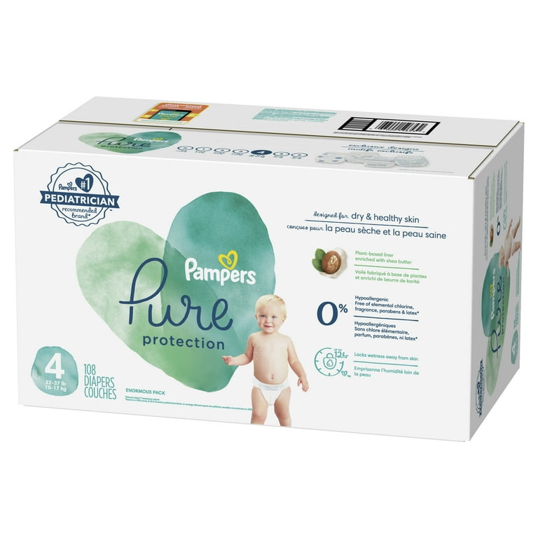 pampers pure size 4