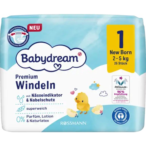 nowe pieluchy babydream