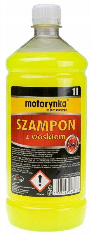 szampon z woskiem motorynka