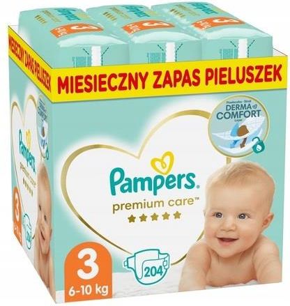 pampers 3 204szt ceneo