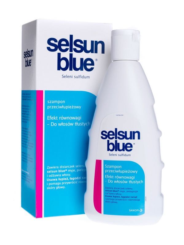 selsun blue szampon przeciwłupieżowy do włosów tłustych 200ml