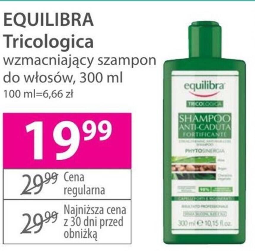 promocja w hebe na szampon equilibra