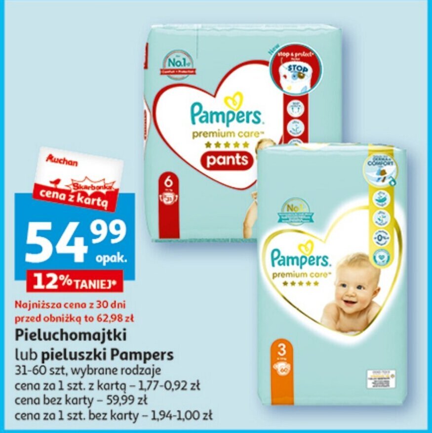 auchan pampers promocja