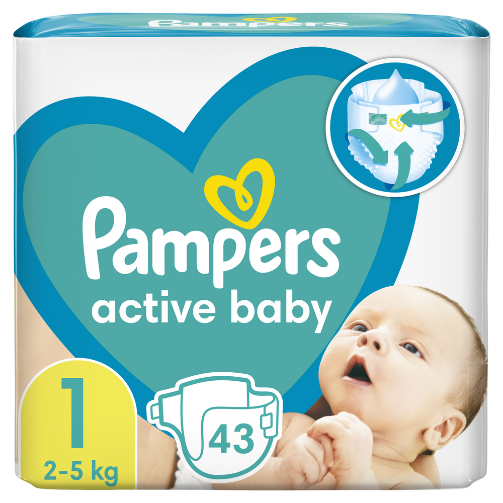 pieluchy pampers new baby 43