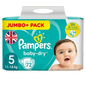 pampers jumbo pack 5 72