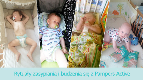 dziecko miesięczne przez noc suchy pampers