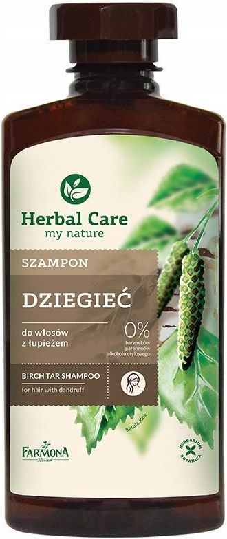 delikatny szampon na łupież herbal