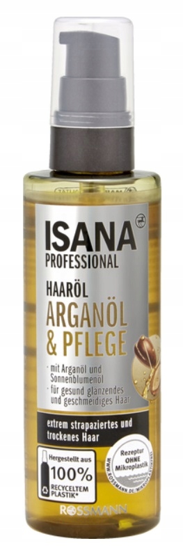 olejek do włosów isana professional oil care