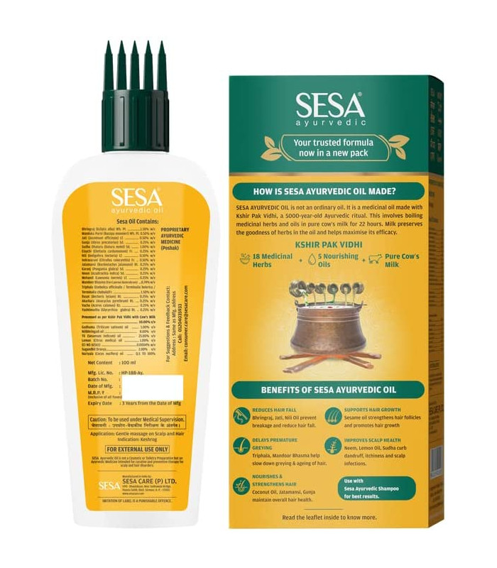 sesa hair oil olejek do włosów