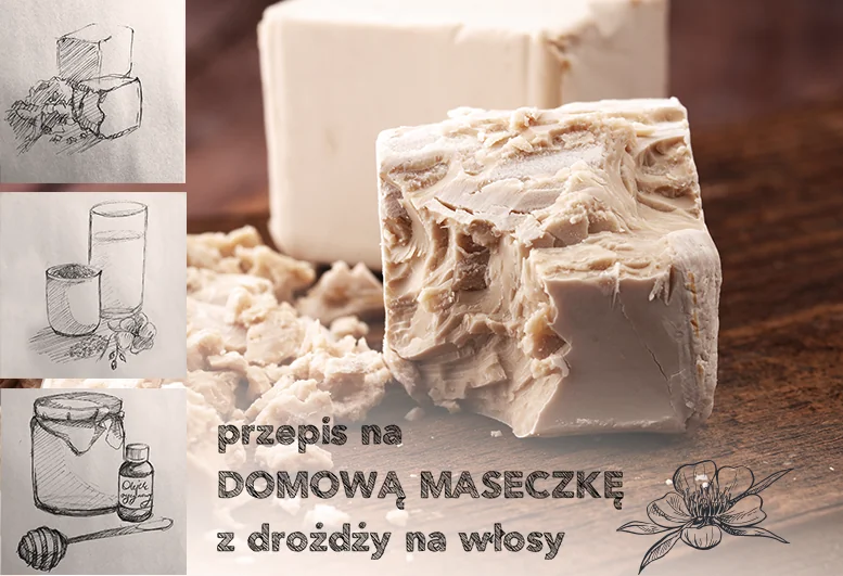 domowa odżywka do włosów z drożdży