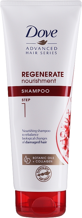 dove advanced hair regenerate nourishment szampon do włosów zniszczonych skład