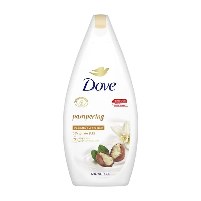 dove purely pampering shower gel