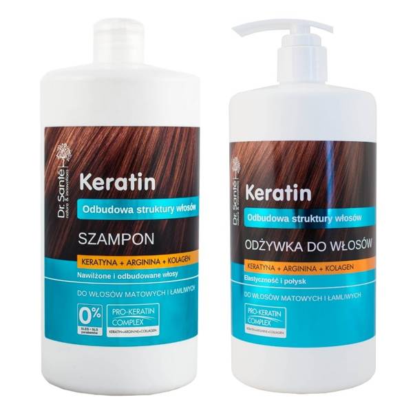 dr sante keratin hair szampon opinie