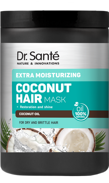 dr.sante coconut hair odżywka do włosów z olejem kokosowym 1l