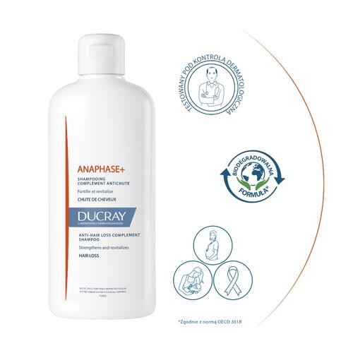 ducray anaphase+ szampon 400ml