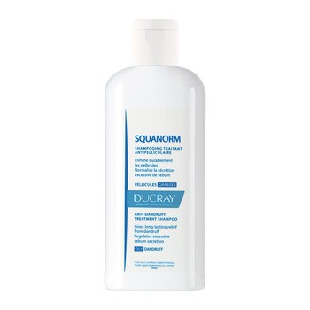 ducray squanorm szampon przeciwłupieżowy łupież tłusty 200ml