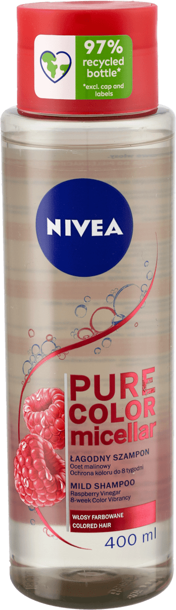 nivea szampon micelarny malinowy