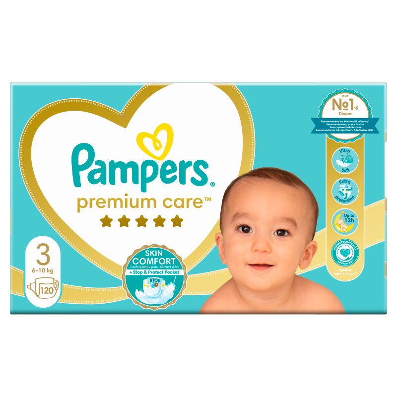 pampers premium care 2 zapas na miesiac