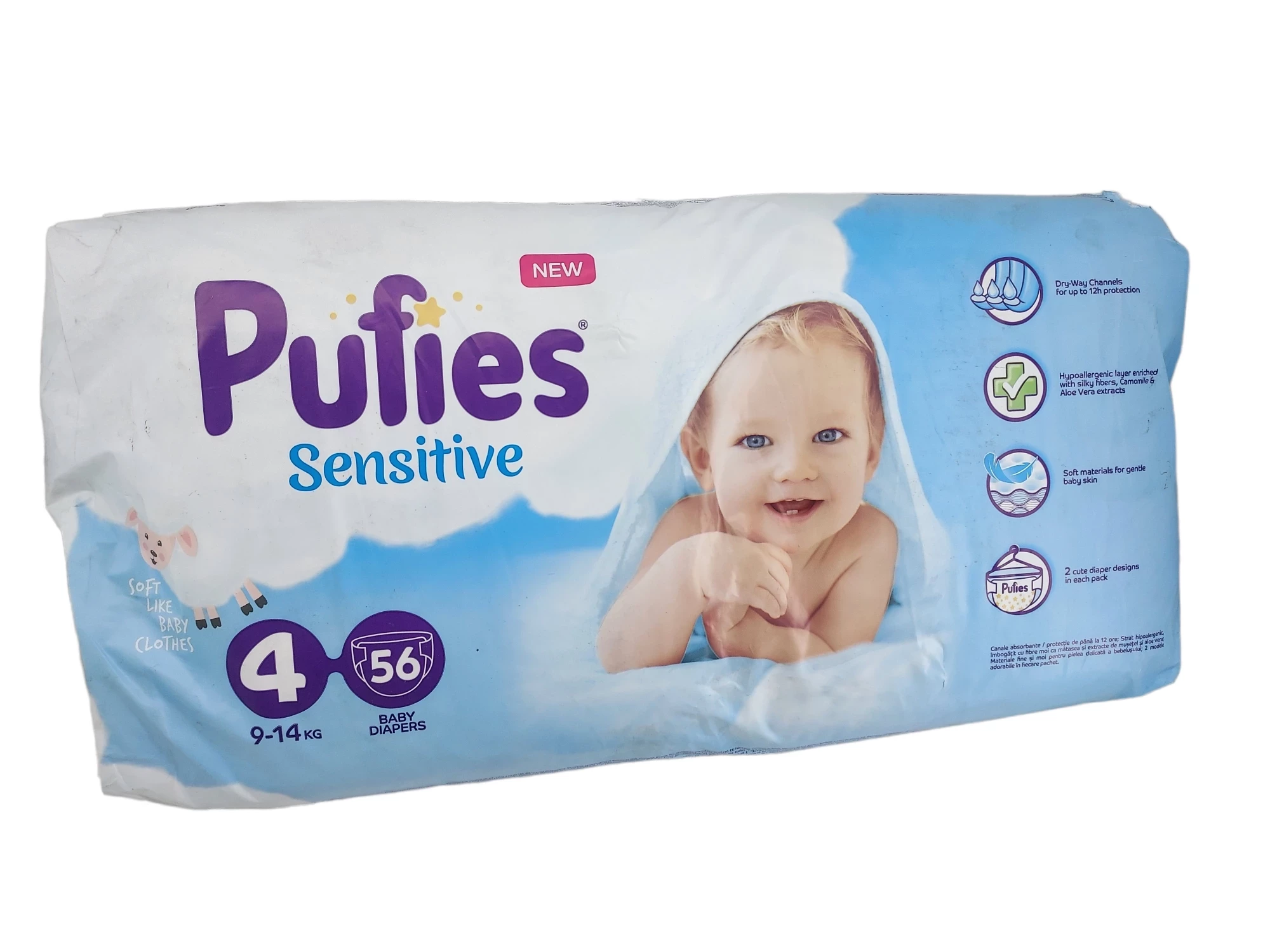 pieluchy pufies sensitive 4 szt