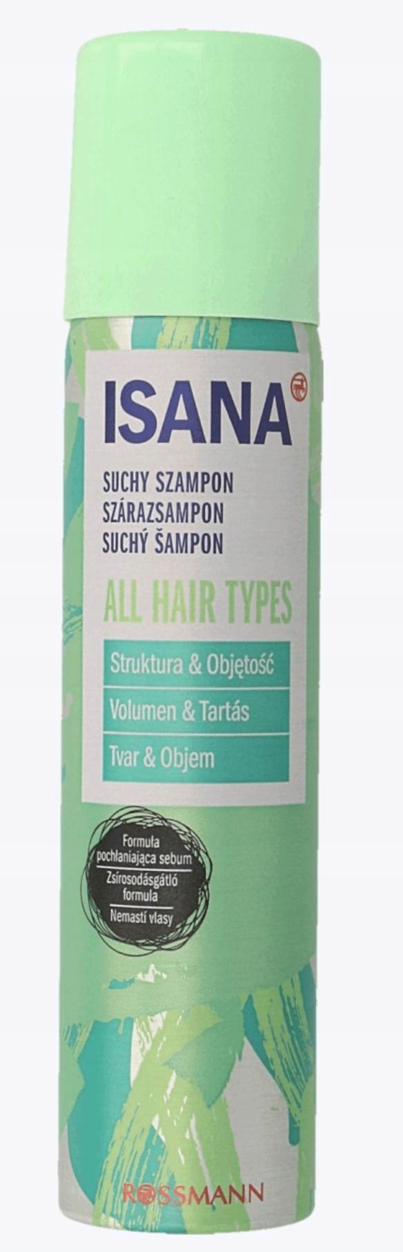 suchy szampon isana volume