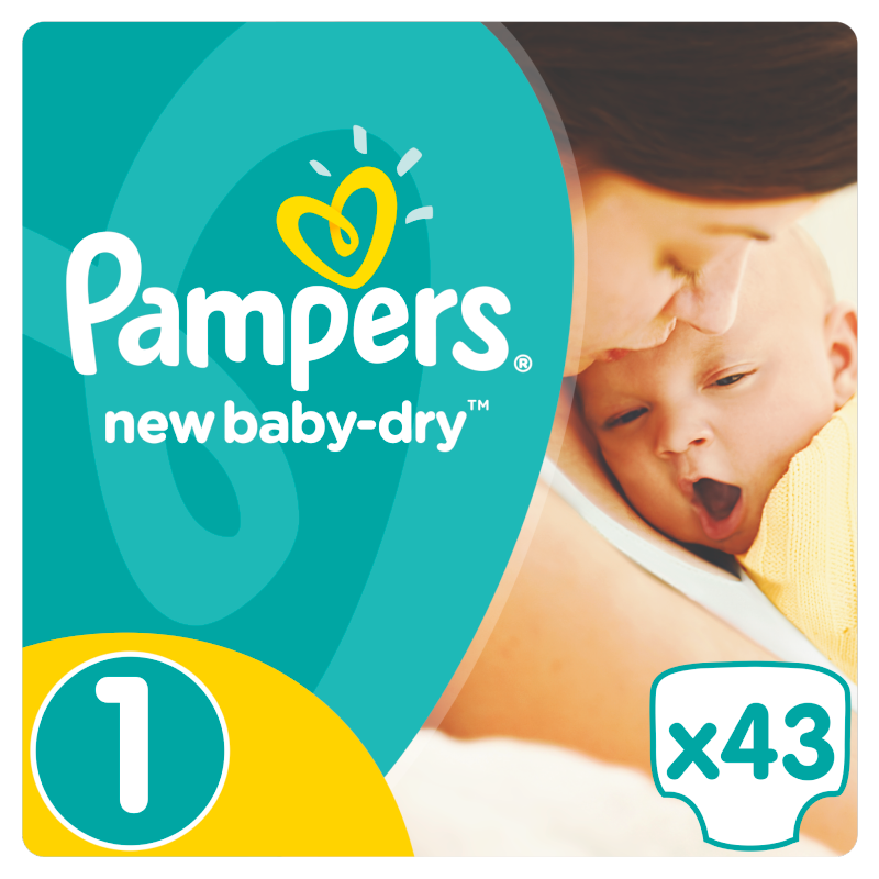 pieluchy pampers new baby 1 newborn 43 szt