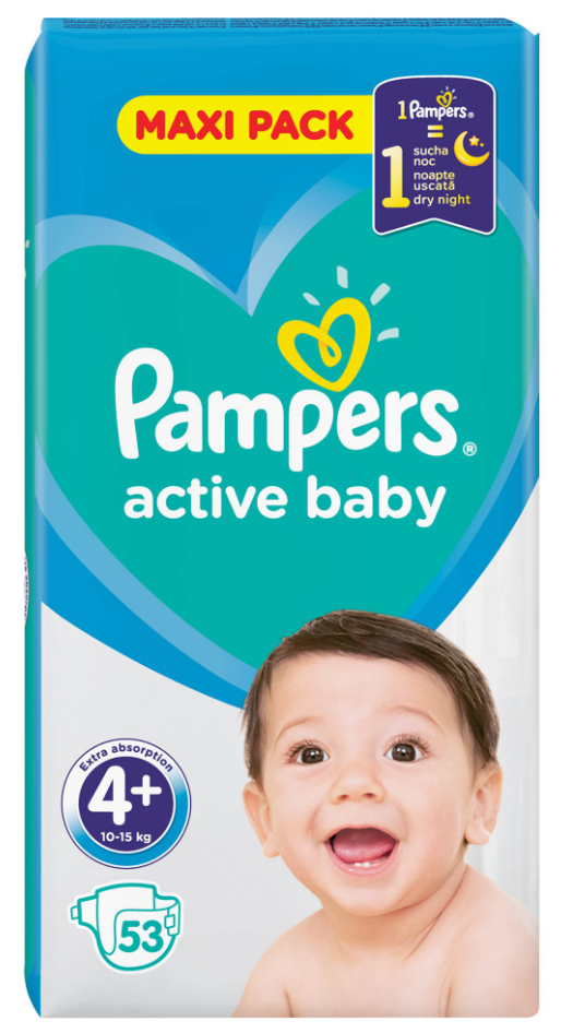 pampers 4+ 53