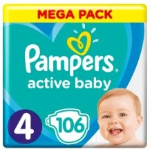 pampers active baby 4 106