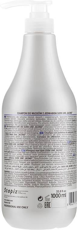 sleek shampoo blond szampon skład