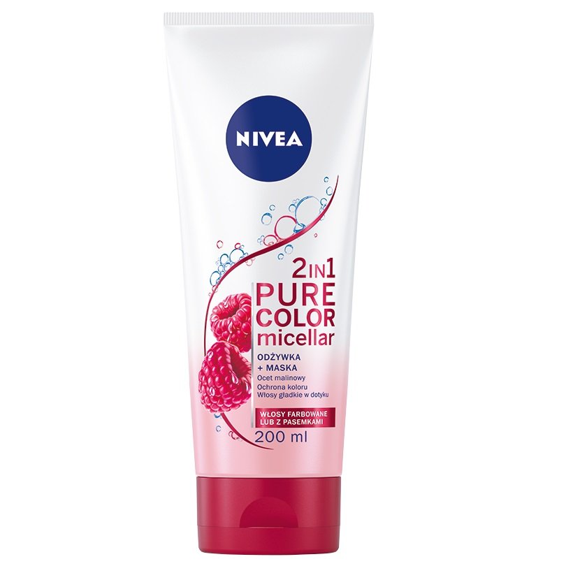 nivea pure color micellar szampon do włosów farbowanych