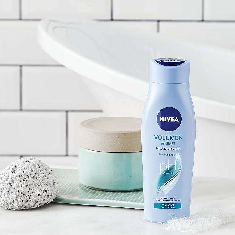 nivea volume care szampon pielęgnujący do włosów cienkic