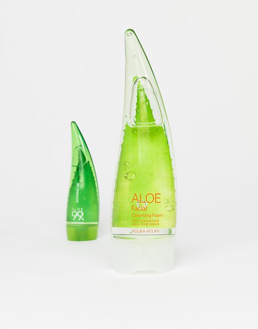 holika holika aloe 99 pianka do mycia twarzy aloesowa