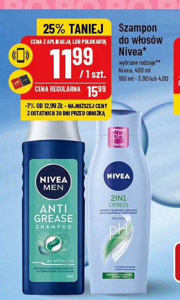 nivea szampon z odżywką 2 in 1 express