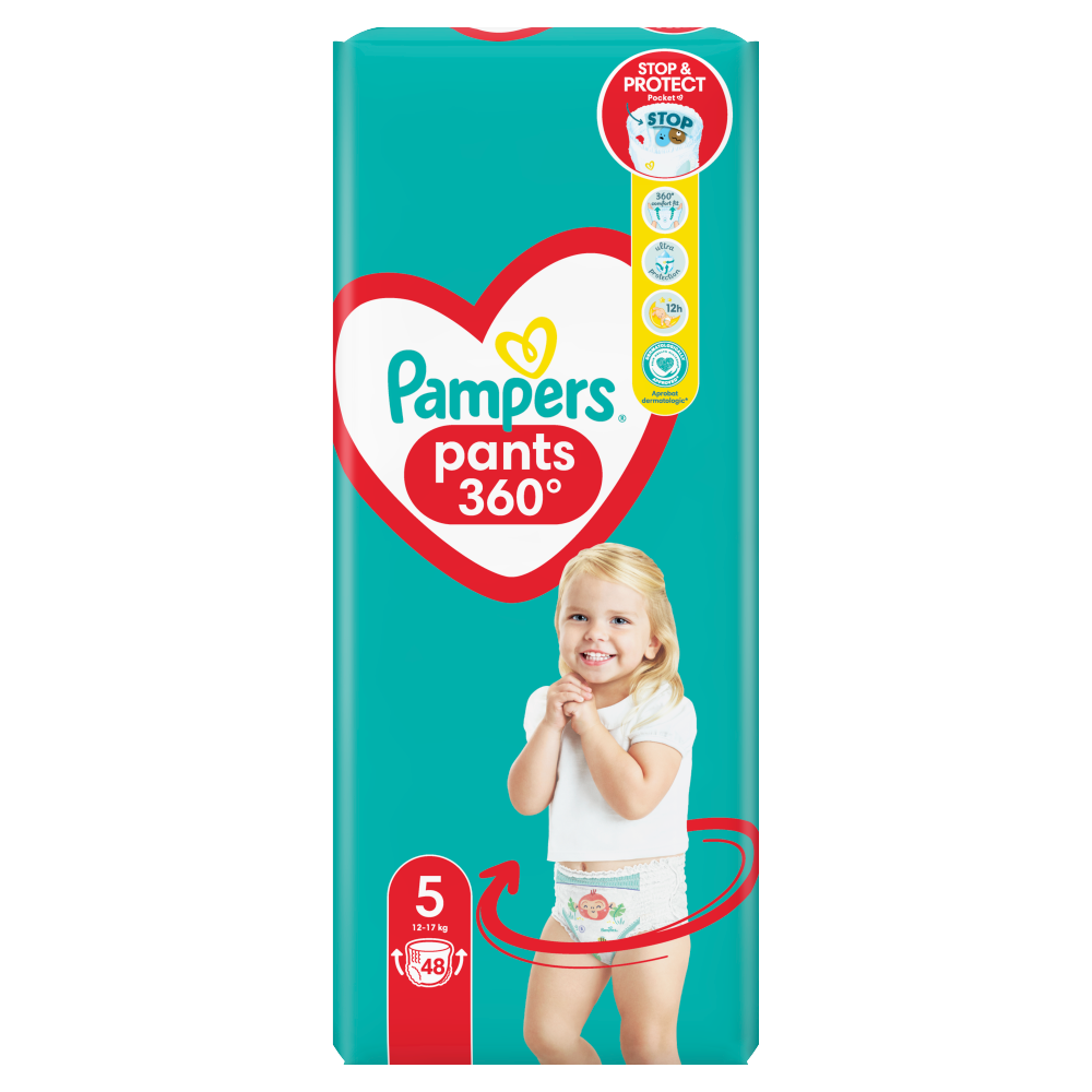 pampers pantzmienia kolor tasma z przodu