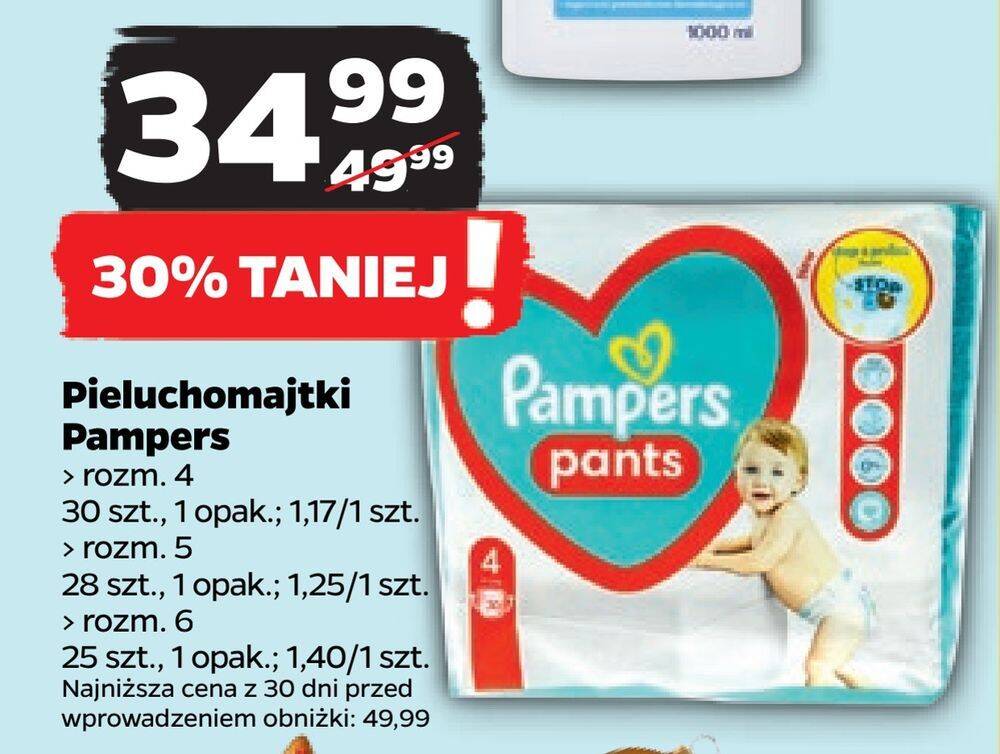 promocja pampers 49 99