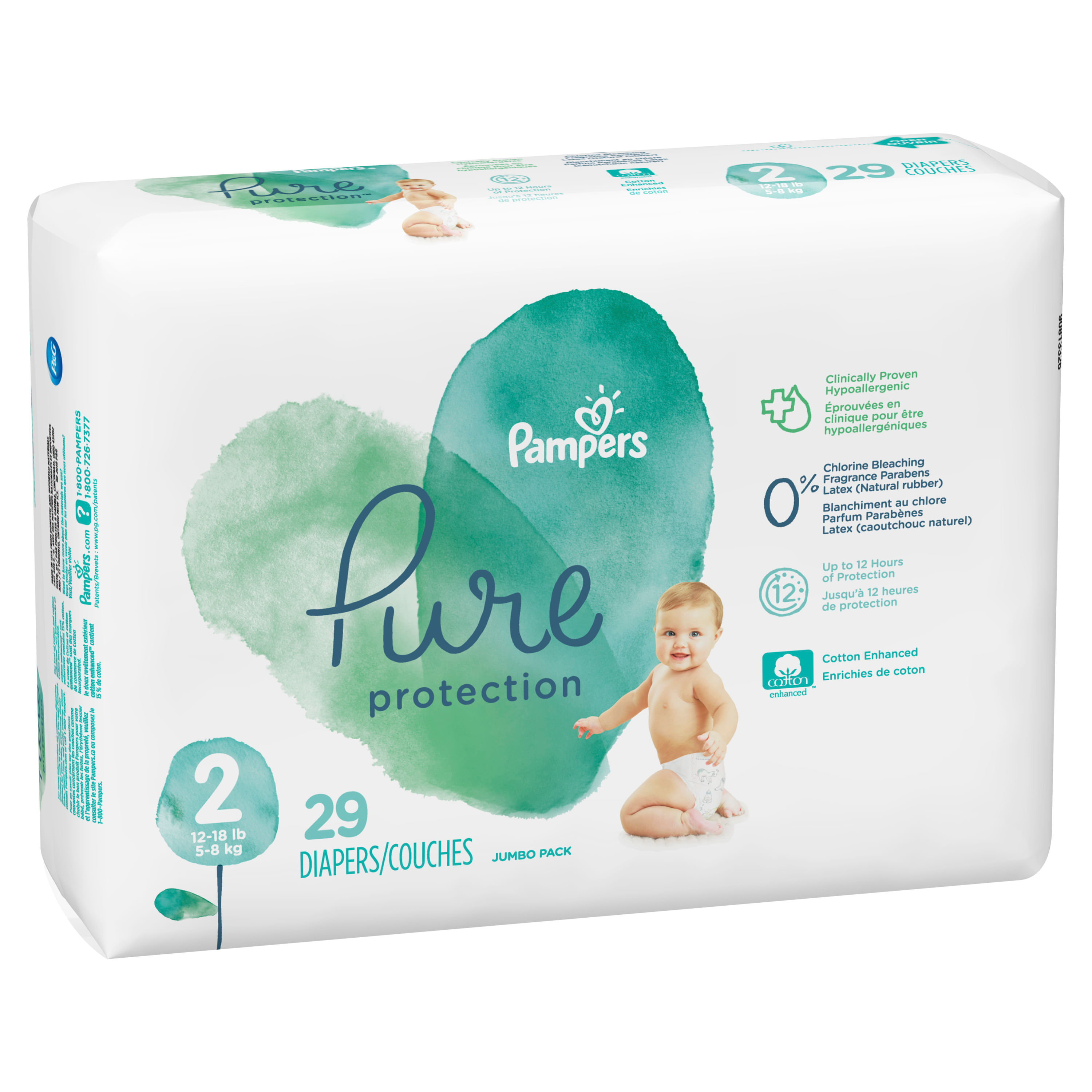 pampers pure protection