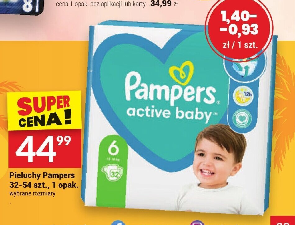 pampers active baby 5 54szt kaufland