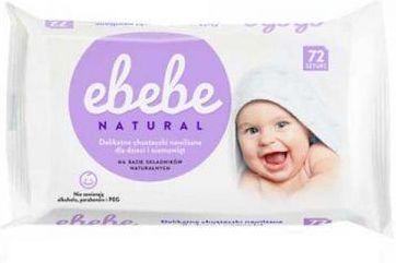 ebebe natural chusteczki nawilżane wodą opinie