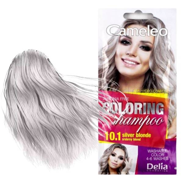 szampon koloryzujący 10.1 srebrny blond delia