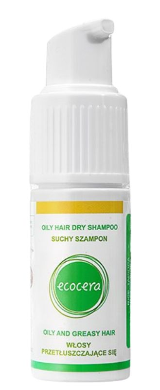 ecocera suchy szampon oily hair włosy przetłuszczające