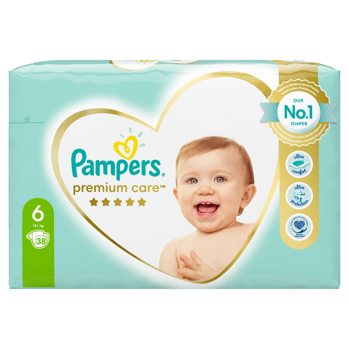 pampers premium care 1 38 sztuk