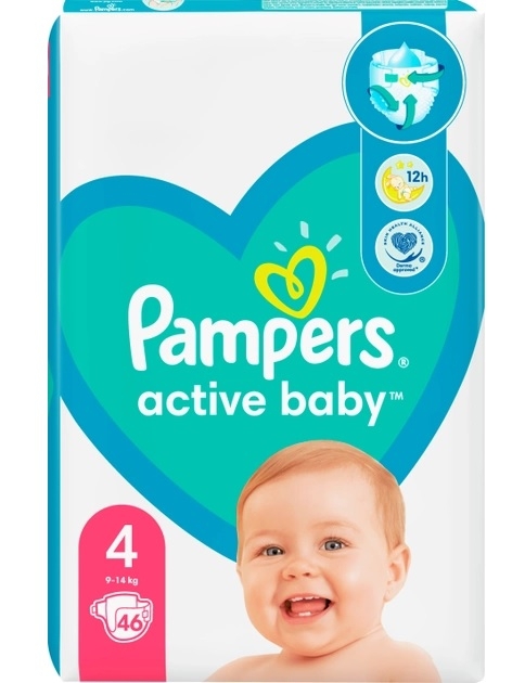 pampers avtive baby dry 4