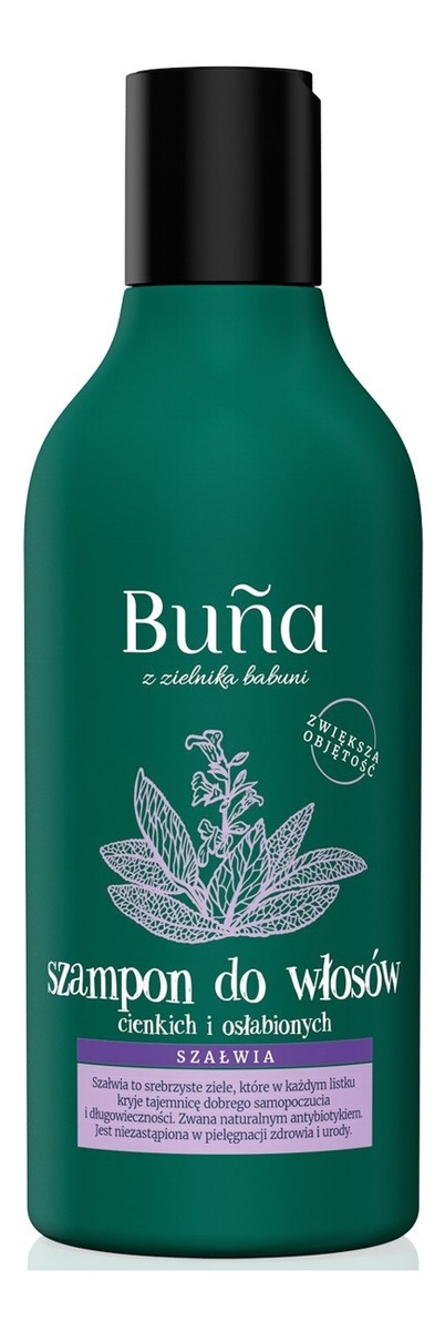 buna szampon do włosów cienkich szałwia 280ml sklad